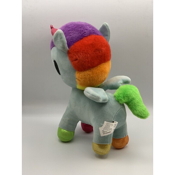 Aurora Tokidoki Unicorno Rare 11” Pixie Plush Stuffed MLP Rainbow Dash Pegasus - Picture 3 of 7